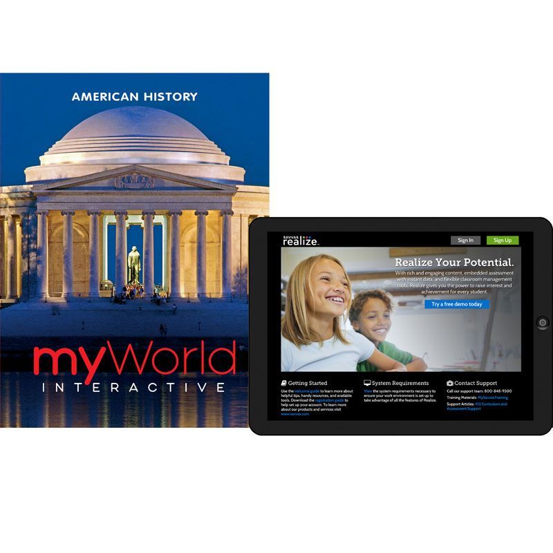 myWorld American History Homeschool Bundle - Grades 7 or 8
