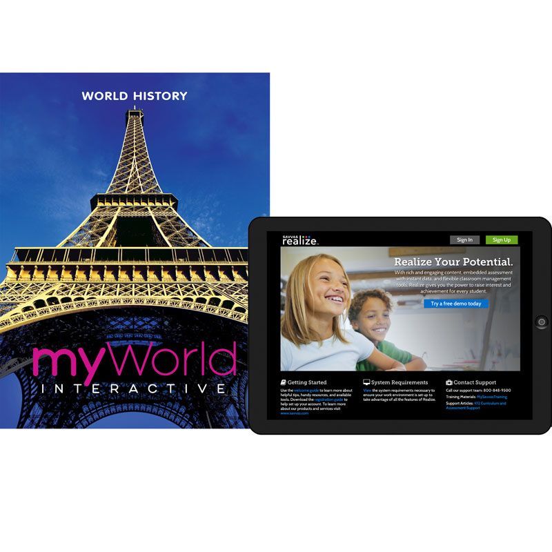 myWorld Interactive History Homeschool Bundle - Grades 6-8